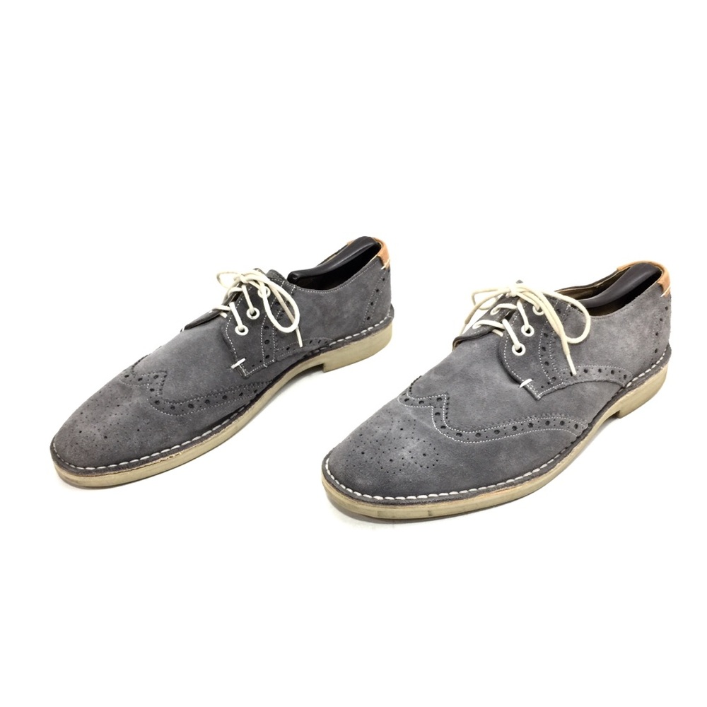 - SOLD - Ted Baker London Gray Suede Brogues - Picture 3 of 8